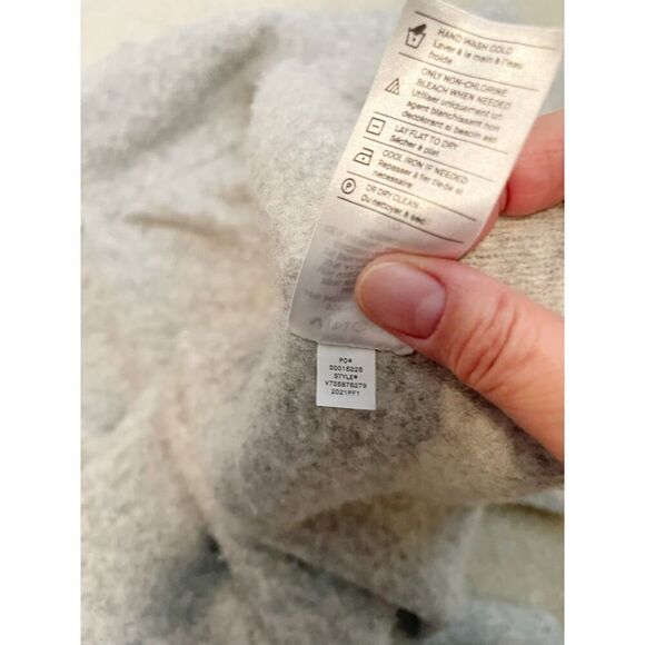 Vince Merino Wool Alpaca Brushed Shawl Knit Sweater Cardigan Oversized Coat - Picture 12 of 14